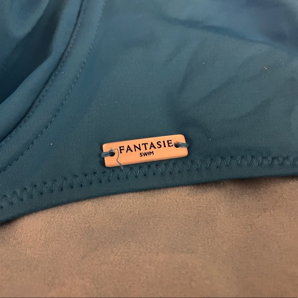 NWOT Blue Fantasie swimsuit 34H 34K Bottoms M - Picture 3 of 11